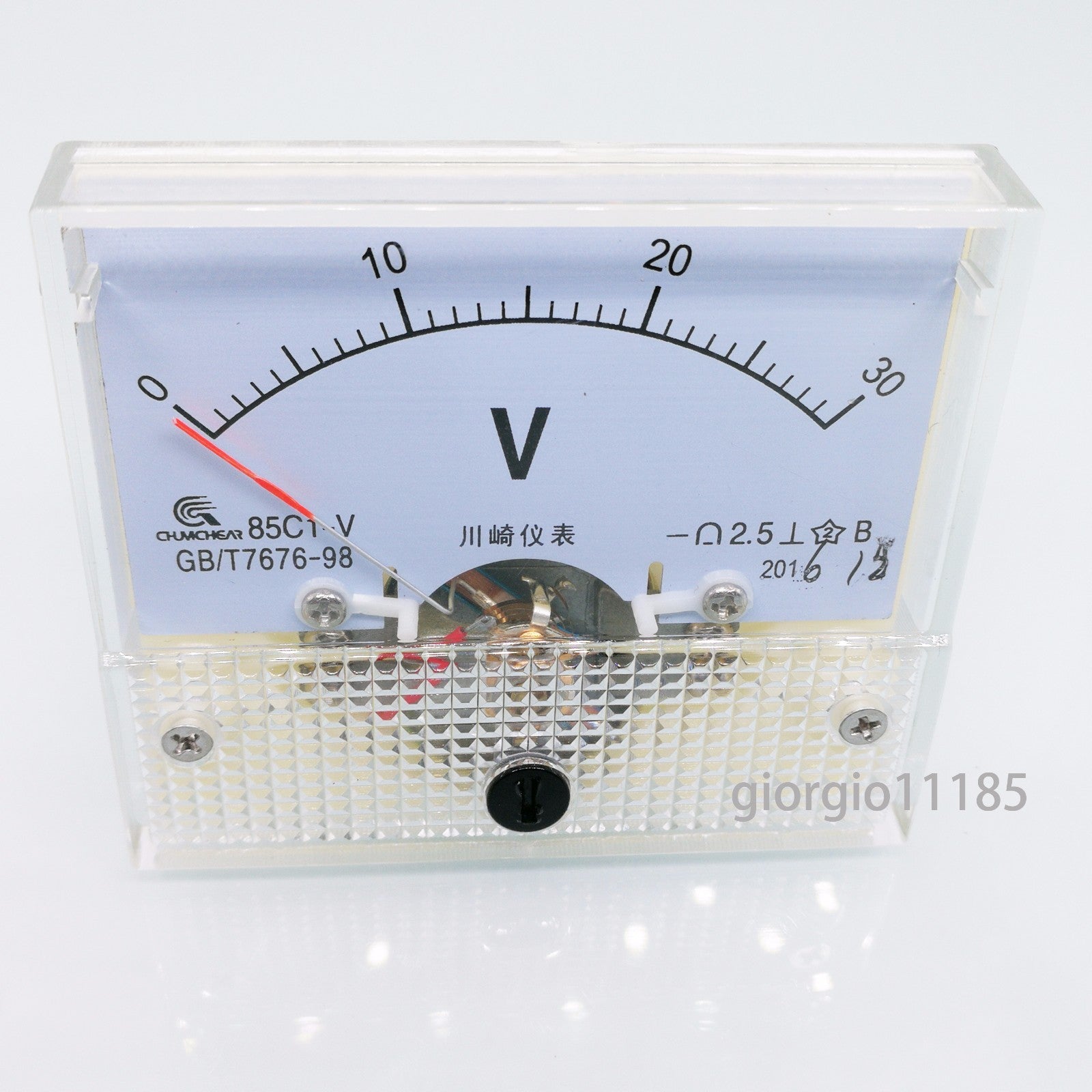 US Stock Analog Panel Volt Voltage Meter Voltmeter Gauge 85C1 0-30V DC
