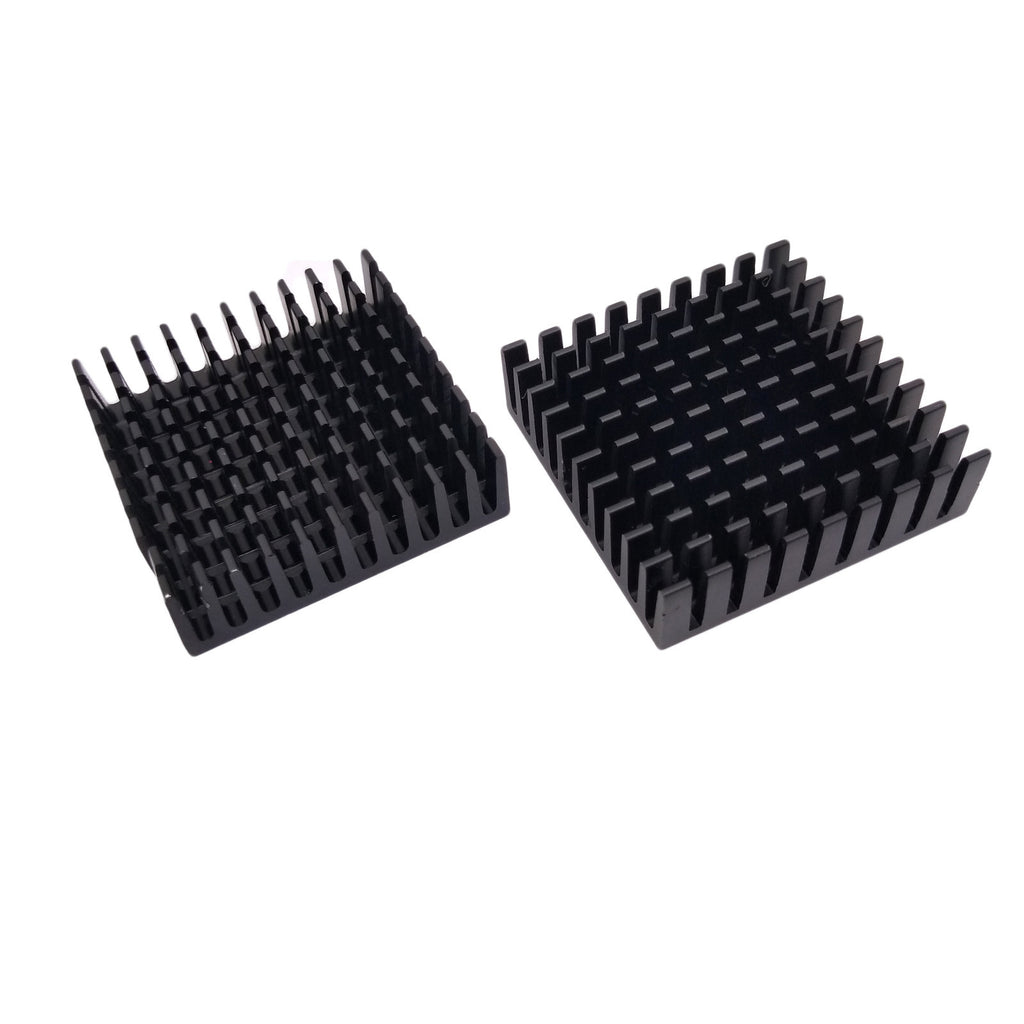 US Stock 10pcs 35 x 35 x 10mm Heat Sink Cooling Aluminum Heatsink CPU IC LED