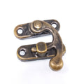 12x Swing Hook Clasp For Leather Wood Craft Case with Screw 32*28mm Right