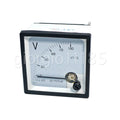 AU Stock DC 0~100V Square Analog Volt Pointer Needle Panel Meter Voltmeter XT-72