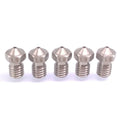 5pcs 3D Printer Extruder Stainless Steel Nozzle 1mm M6 Thread 1.75mm For E3D