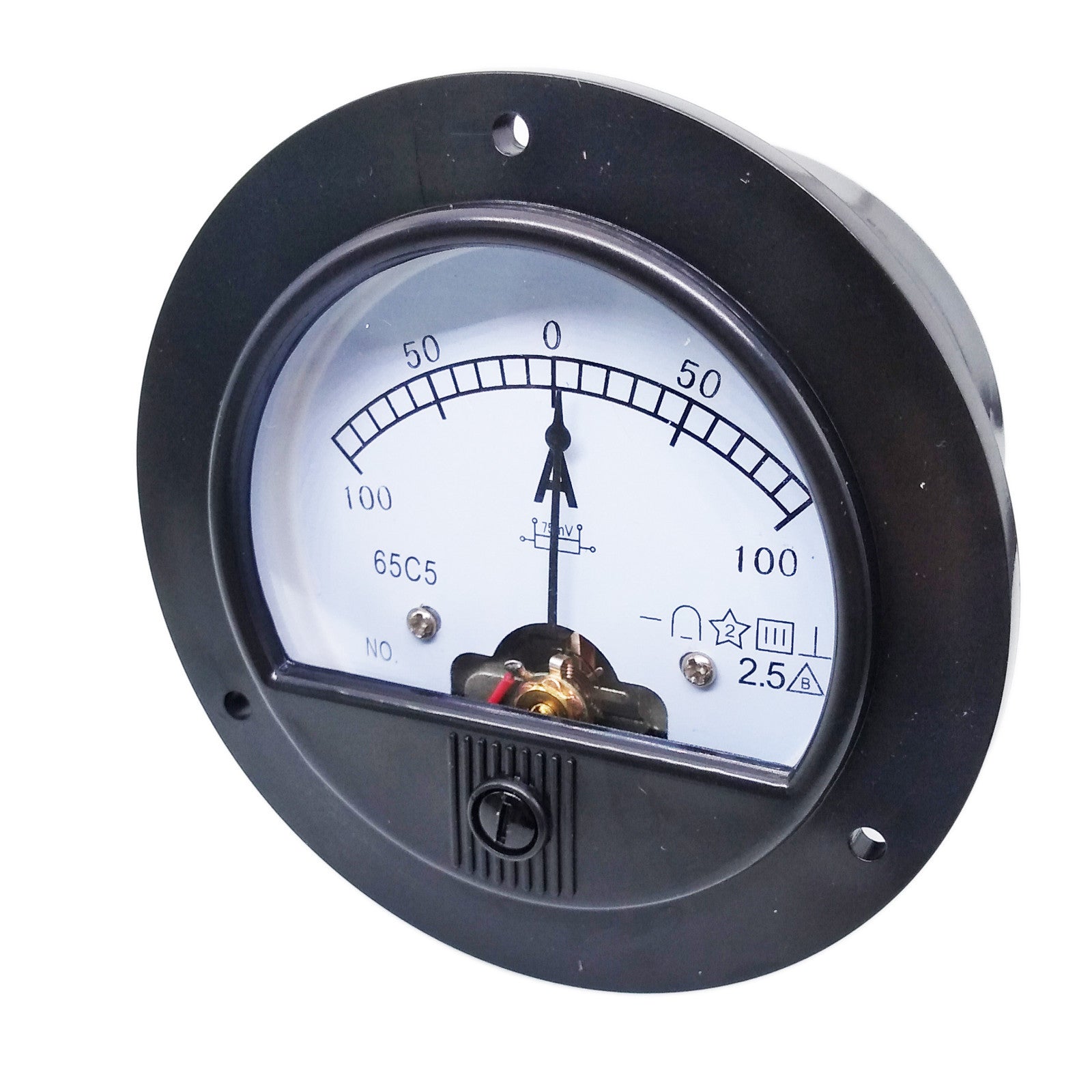 DC -100A ~ +100A Analog AMP Current Needle Panel Meter Ammeter & Shunt