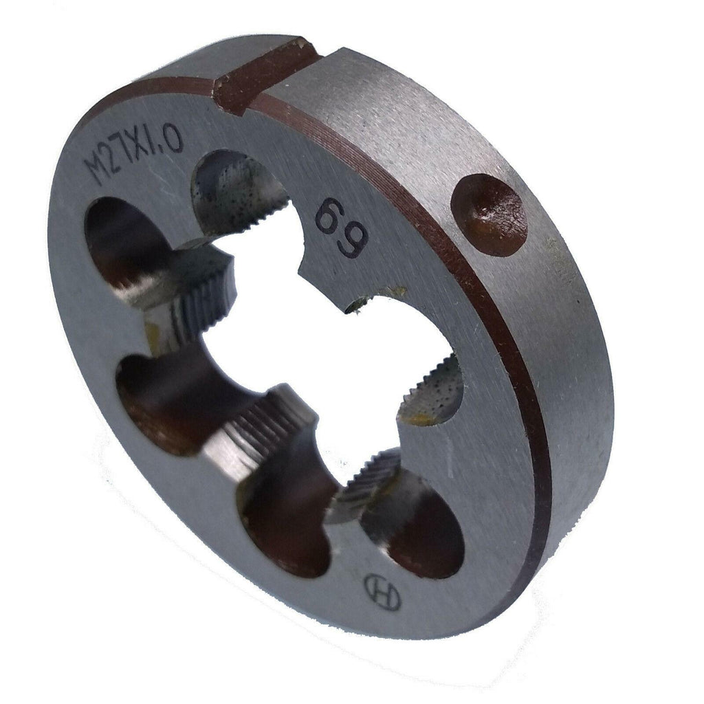 HSS M27 x 1mm Taper & Plug Tap & M27 x 1mm Die Metric Thread Right Hand