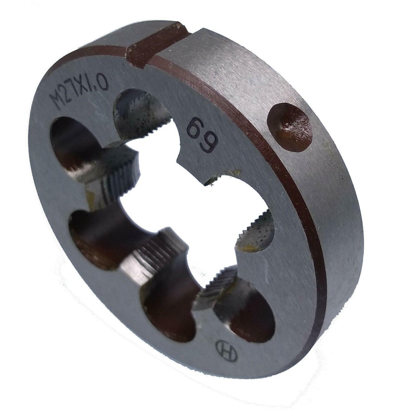 HSS M27 x 1mm Taper & Plug Tap & M27 x 1mm Die Metric Thread Right Hand