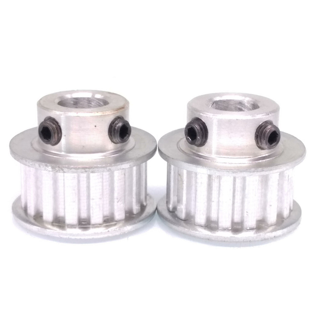 2x XL 16T Timing Belt Pulley Synchronous Wheel 10mm Bore For 10mm Width Belt