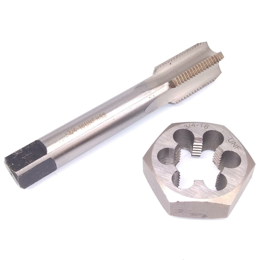 AU Stock HSS 3/4-16 Tap & 3/4-16 Hexagon Die Thread Right Hand Set