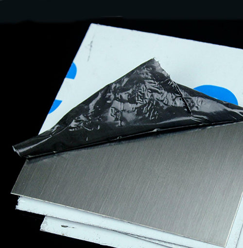 2pcs 0.35mm ±10% x 5" x 5" 304 Stainless Steel Fine Polished Plate Sheet