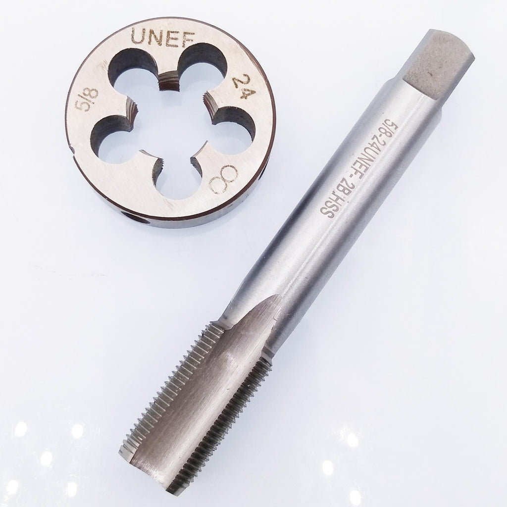US Stock HSS 5/8-24 UNEF Tap & 5/8-24 UNEF Die Right Hand