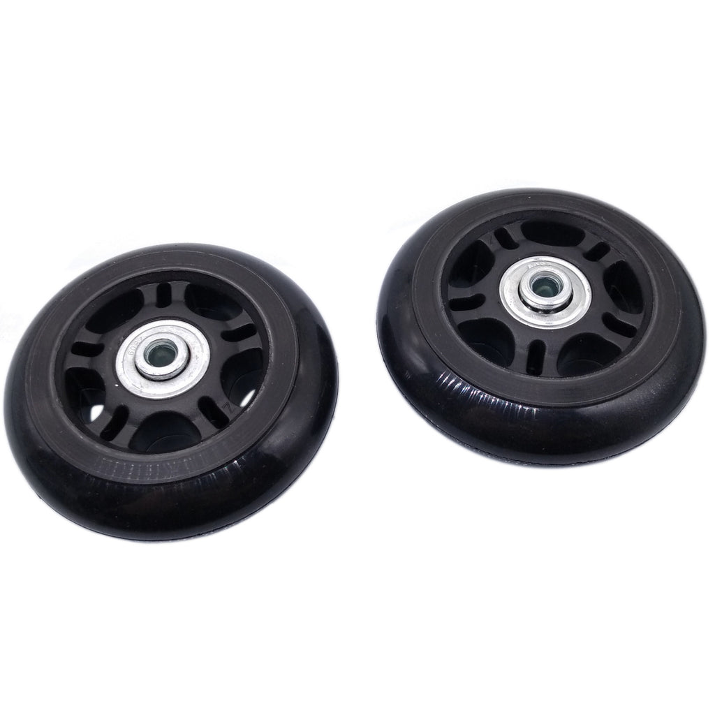 US Stock 2Set OD 80mm Luggage Suitcase Replacement Wheels Axles Repair Wrench