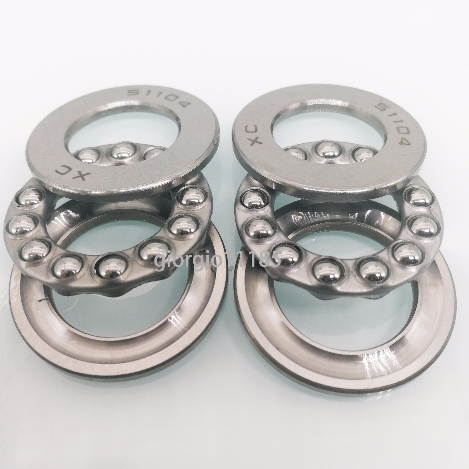 AU Stock2pcs 20 x 35 x 10mm 51104 Single Direction Thrust Axial Ball Bearings