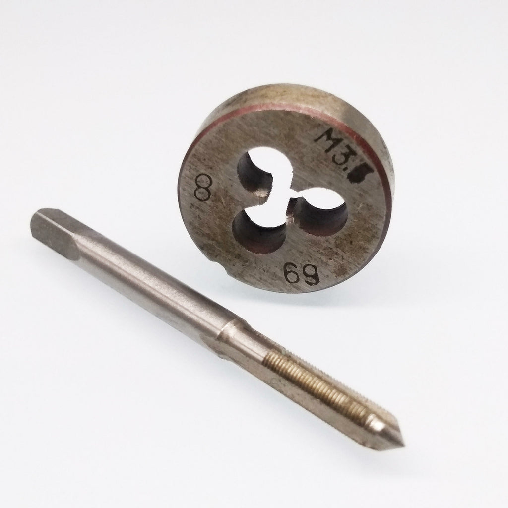 US Stock HSS M3.5 x 0.35mm Tap & M3.5 x 0.35mm Die Metric Thread Right Hand
