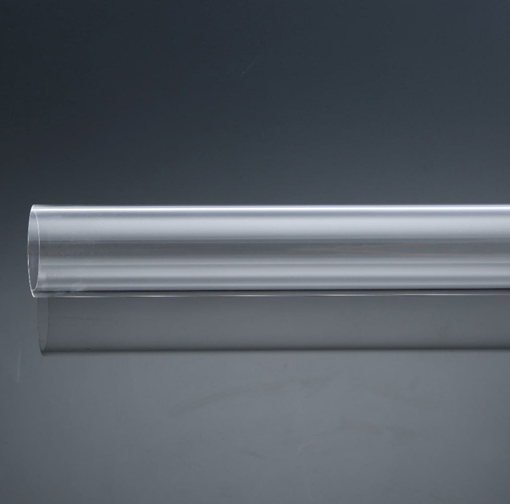 US Stock 75mm OD 69mm ID 250mm Long Clear Acrylic Plastic Tube Pipe