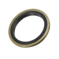 10pcs M18 24.5x18x2mm Bonded Sealing Washer Carbon Steel Nitrile Rubber Gasket