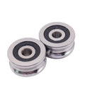 US Stock 5x SG20 U Groove 6 x 24 x 11mm Ball Track Guide Bearing Textile Machine