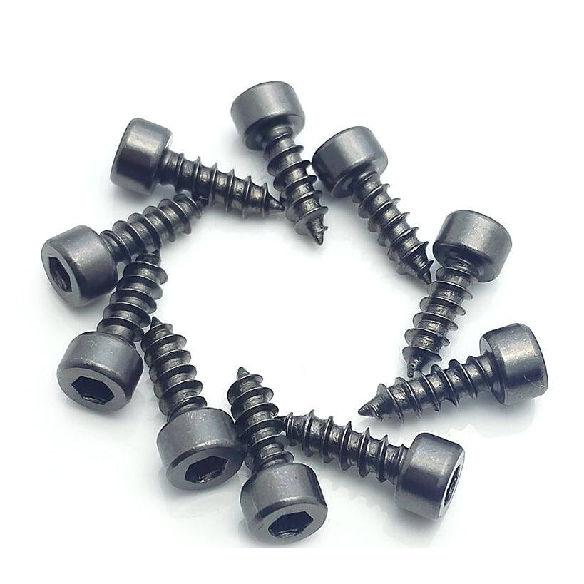 50pcs M4 12mm Alloy Steel Allen Hex Socket Head Cap Self-Tapping Screws