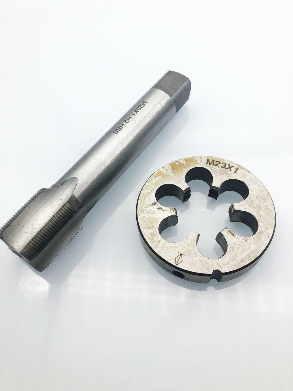 US Stock HSS M23 x 1mm Tap & M23 x 1mm Die Metric Thread Right Hand
