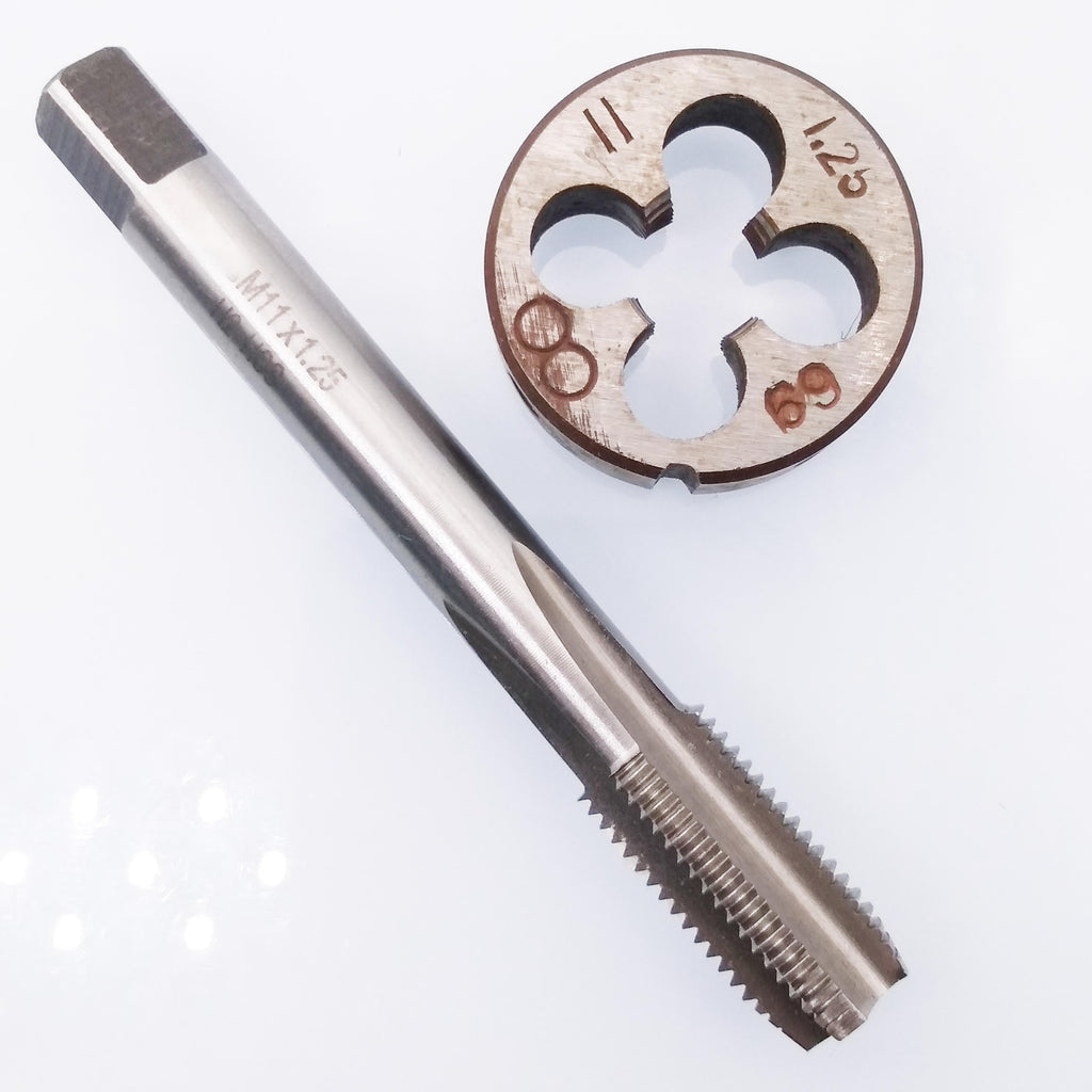 US Stock HSS M11 x 1.25mm Tap & M11 x 1.25mm Die Metric Thread Right Hand