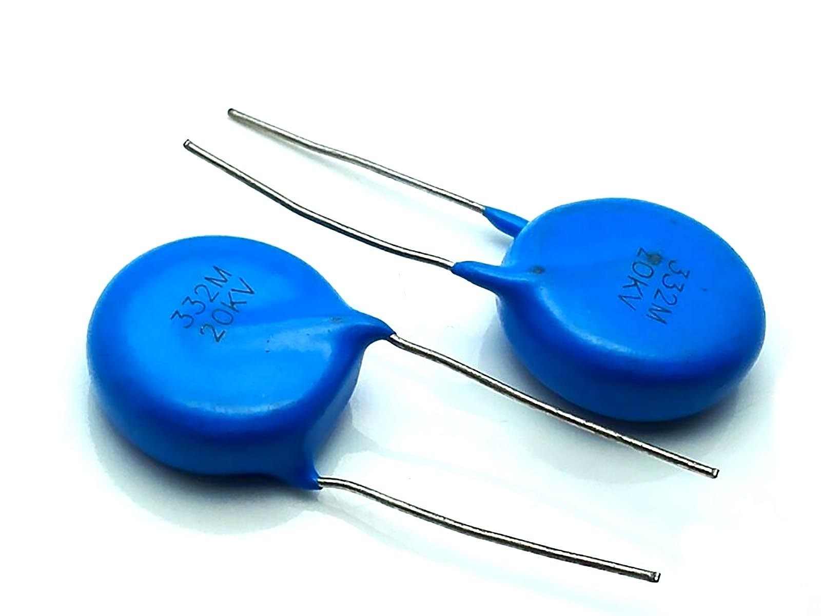 US Stock 5pcs Ceramic Disc Capacitors 3300pf 3.3nf 0.0033uf 332 20000V 20KV