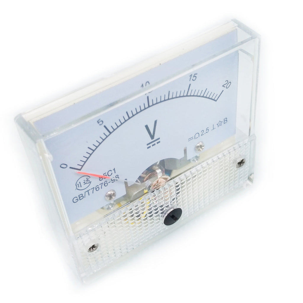 AU Stock Analog Panel Volt Voltage Meter Voltmeter Gauge 85C1 0-20V DC