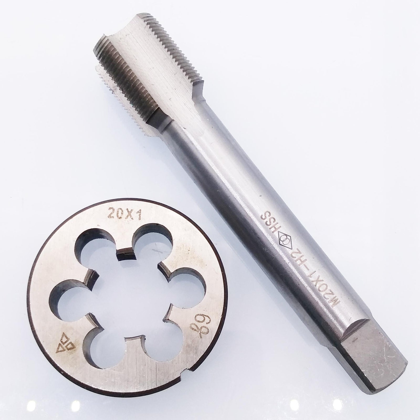 US Stock HSS M20 x 1mm Tap & M20 x 1.0mm Die Metric Thread Right Hand