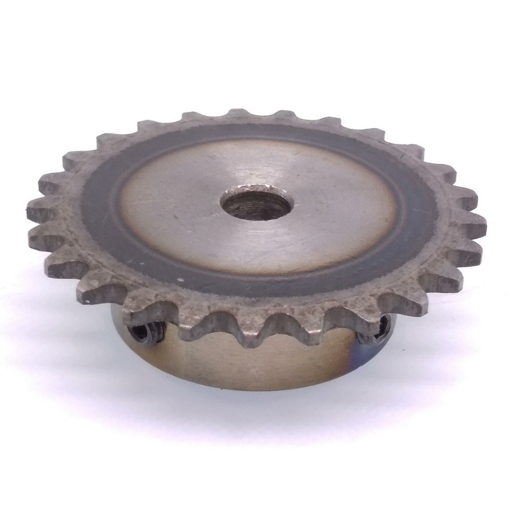 Chain Drive Sprocket Wheel 25T Bore 8mm Pitch 1/4" 6.35mm For 04C Chain