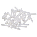 US Stock 50pcs M2 x 10mm Plastic Nylon Phillips Cross Recessed Pan Head Screws
