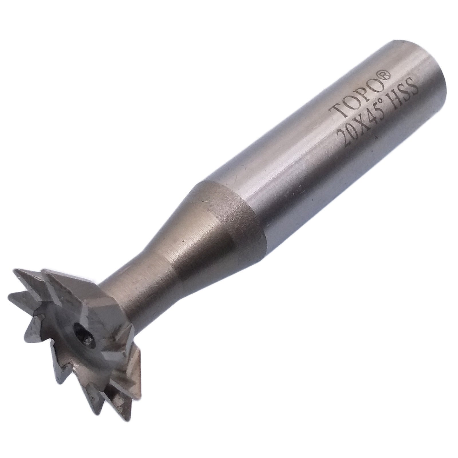 US Stock HSS 20mm x 45 Degree Dovetail Cutter Milling End Mill High Speed Steel