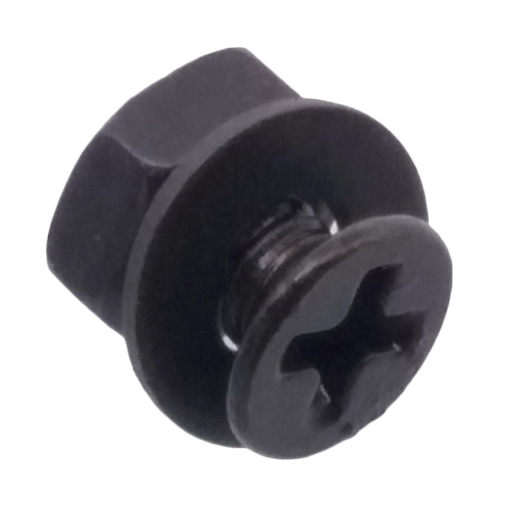 500pcs M3 x 5mm Flat Head Black Screws with Nuts Washers