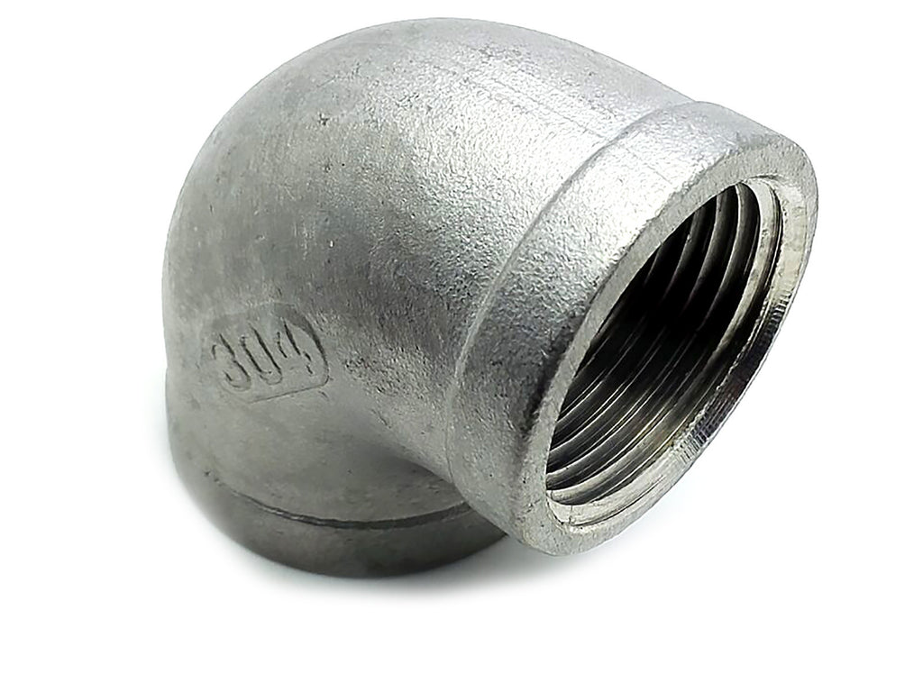US Stock 1" Elbow 90 Degree Angled SS 304 Female Threaded Pipe Fitting NPT