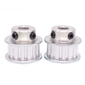 2x XL 15T Timing Belt Pulley Synchronous Wheel 8mm Bore For 10mm Width Belt