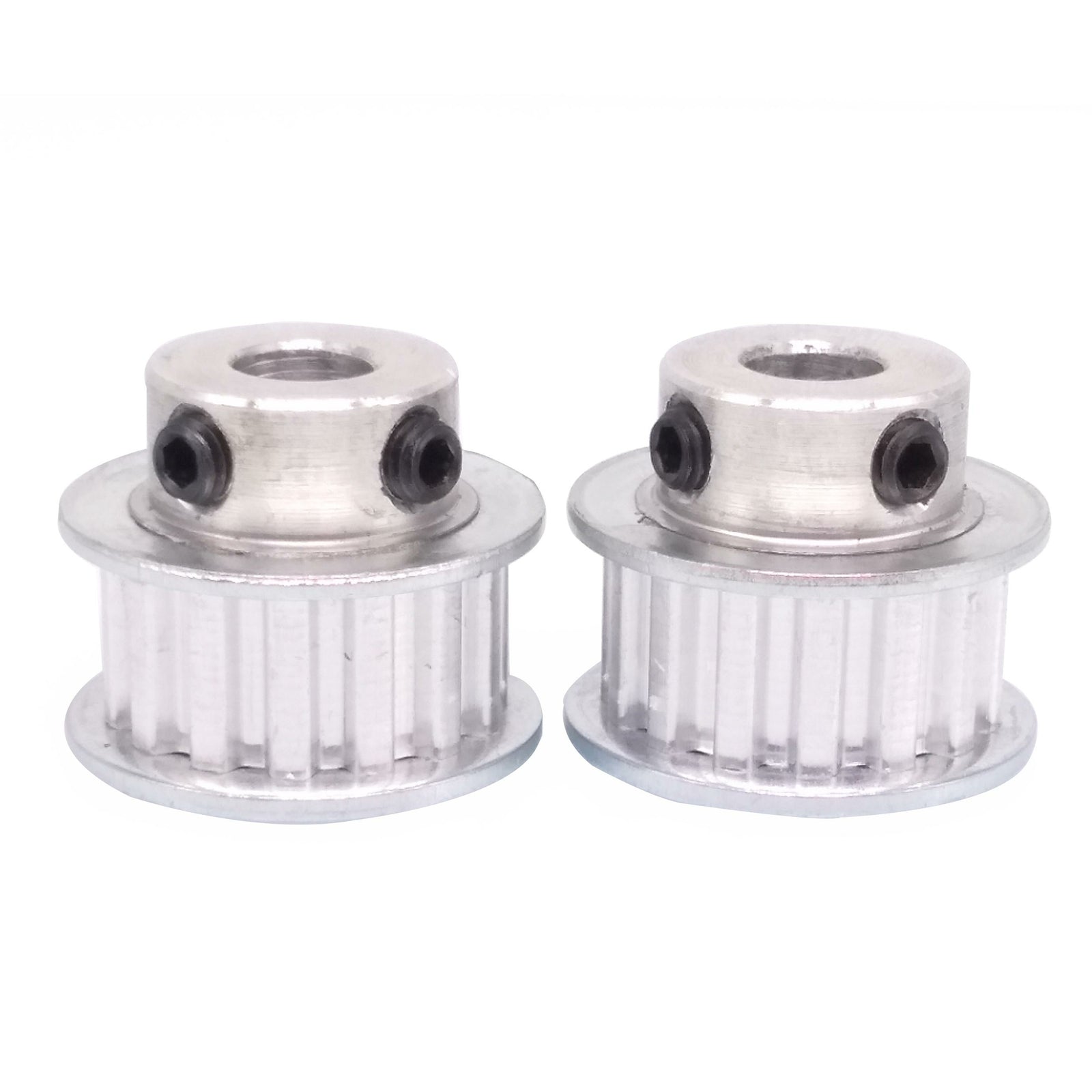 2x XL 15T Timing Belt Pulley Synchronous Wheel 8mm Bore For 10mm Width Belt