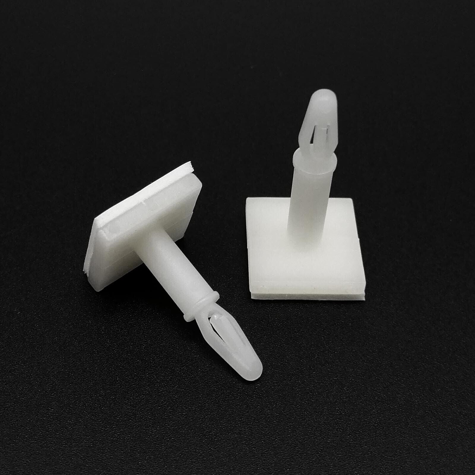 25pcs Adhesive Glue Nylon Plastic Standoff Spacer Snap Fixed Stick PCB 3mm Hole