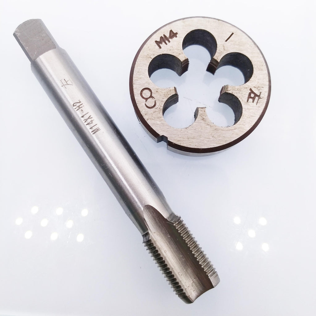 AU Stock HSS M14 x 1mm Tap & M14 x 1.0mm Die Metric Thread Left Hand