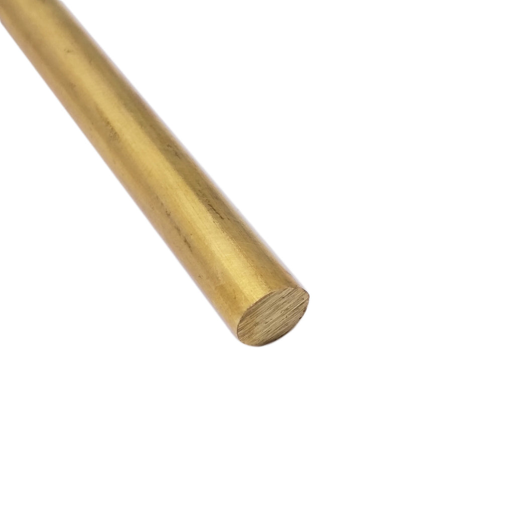 4pcs 6mm(0.24") ±10% Dia. 250mm(9.84") Long H62 Brass Bar Round Rod Cylinder