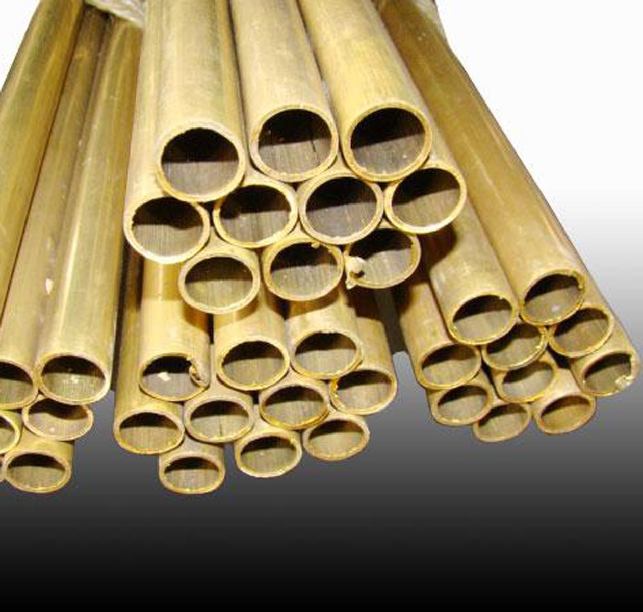 US Stock 12pcs 2mm OD 1mm ID 0.5mm Wall 9.85" Long H62 Brass Tube Pipe