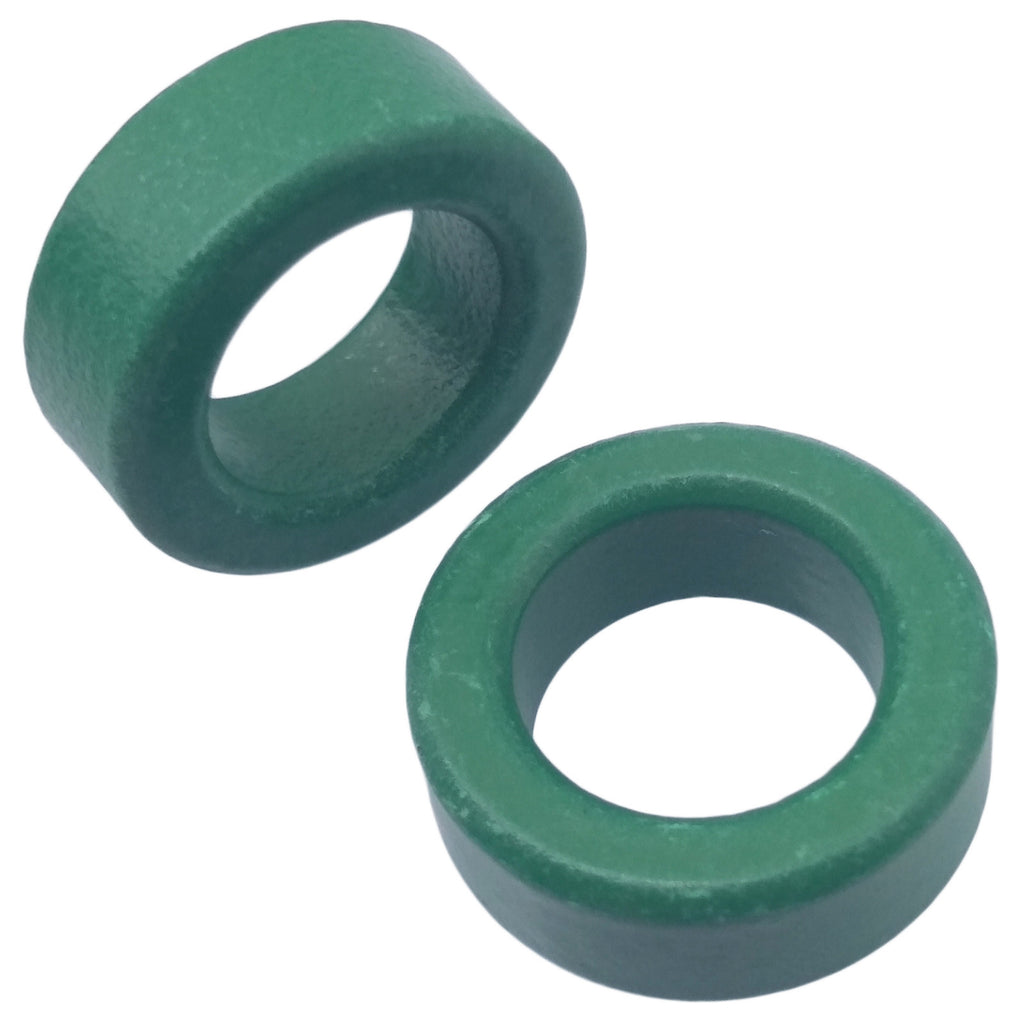 20pcs Round Green Power Transformer Ferrite Toroid Cores 22 x 14 x 8mm