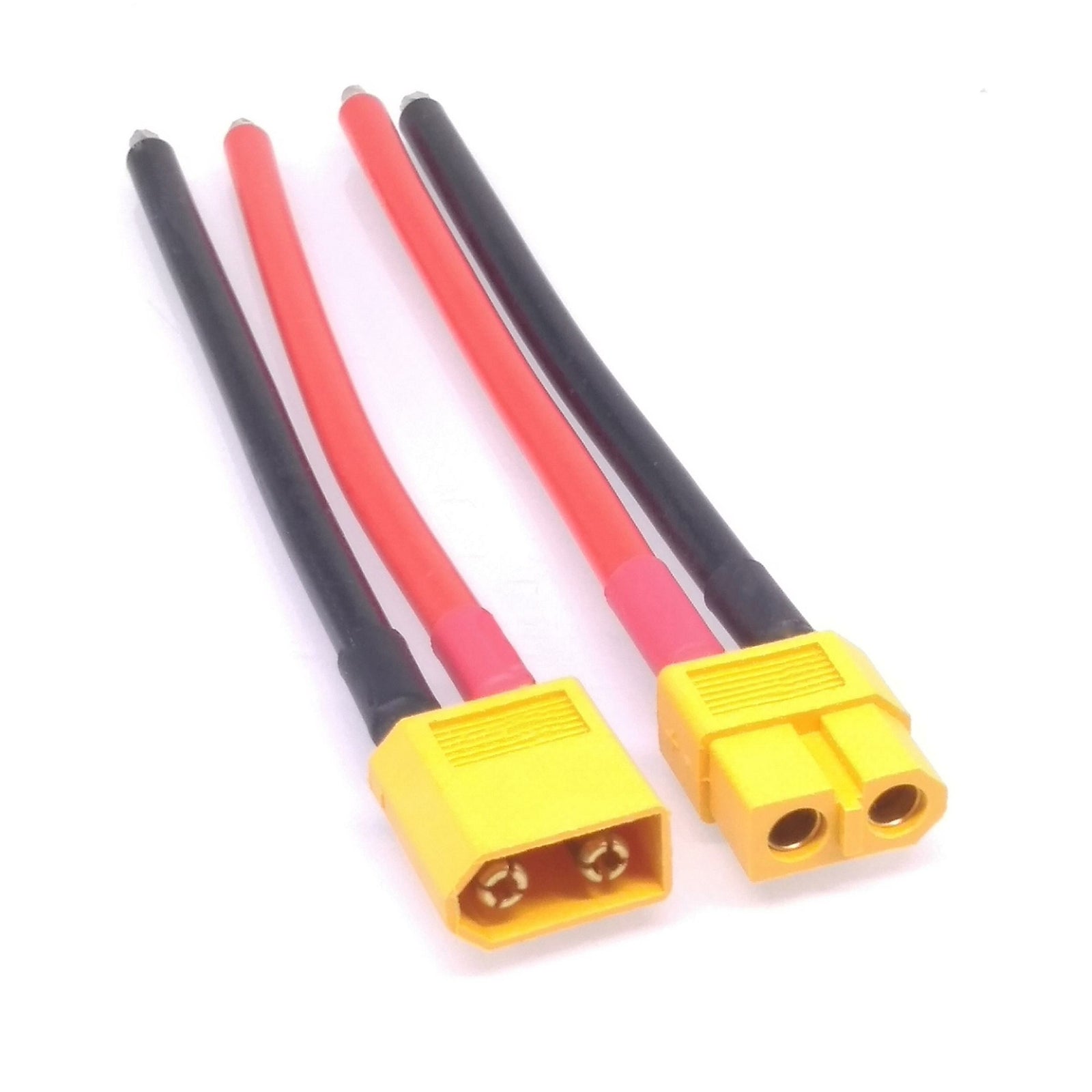AU Stock 2sets XT60 Battery Male Female Connector Plug with Silicon 12 AWG Wire