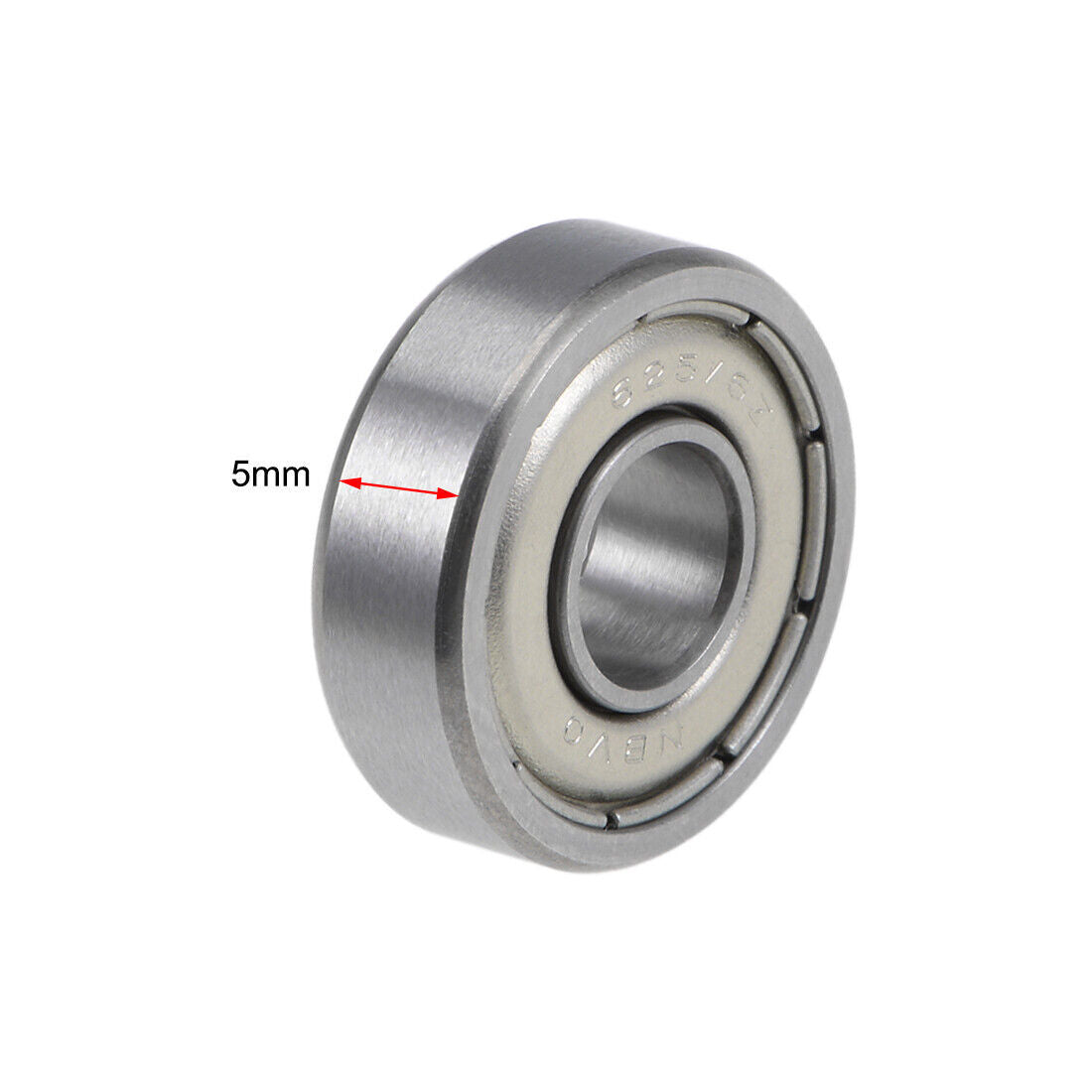 2pcs R1660ZZ Ball Bearings 6x16x5mm Double Shielded Chrome Steel