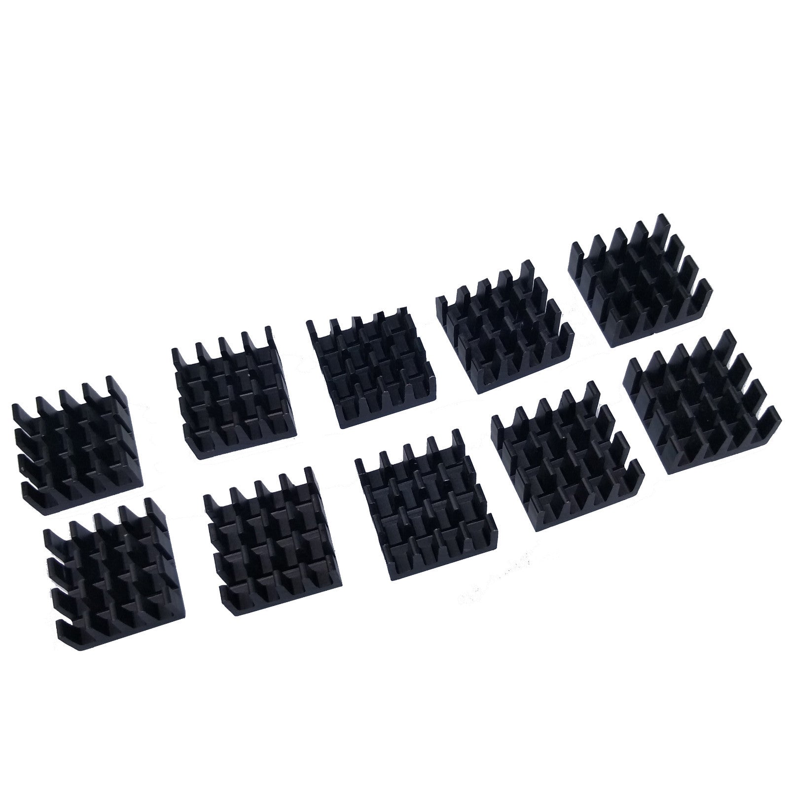 US Stock 10pcs 14 x 14 x 7mm Heat Sink Cooling Aluminum Heatsink CPU IC LED