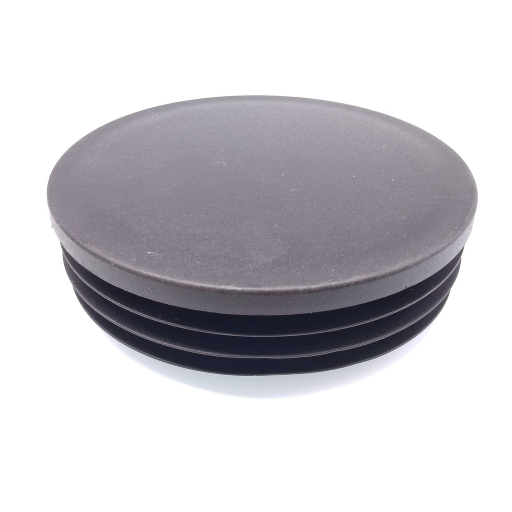 4pcs Round Plastic Black Blanking End Cap Caps Tube Pipe Inserts Plug Bung 90mm