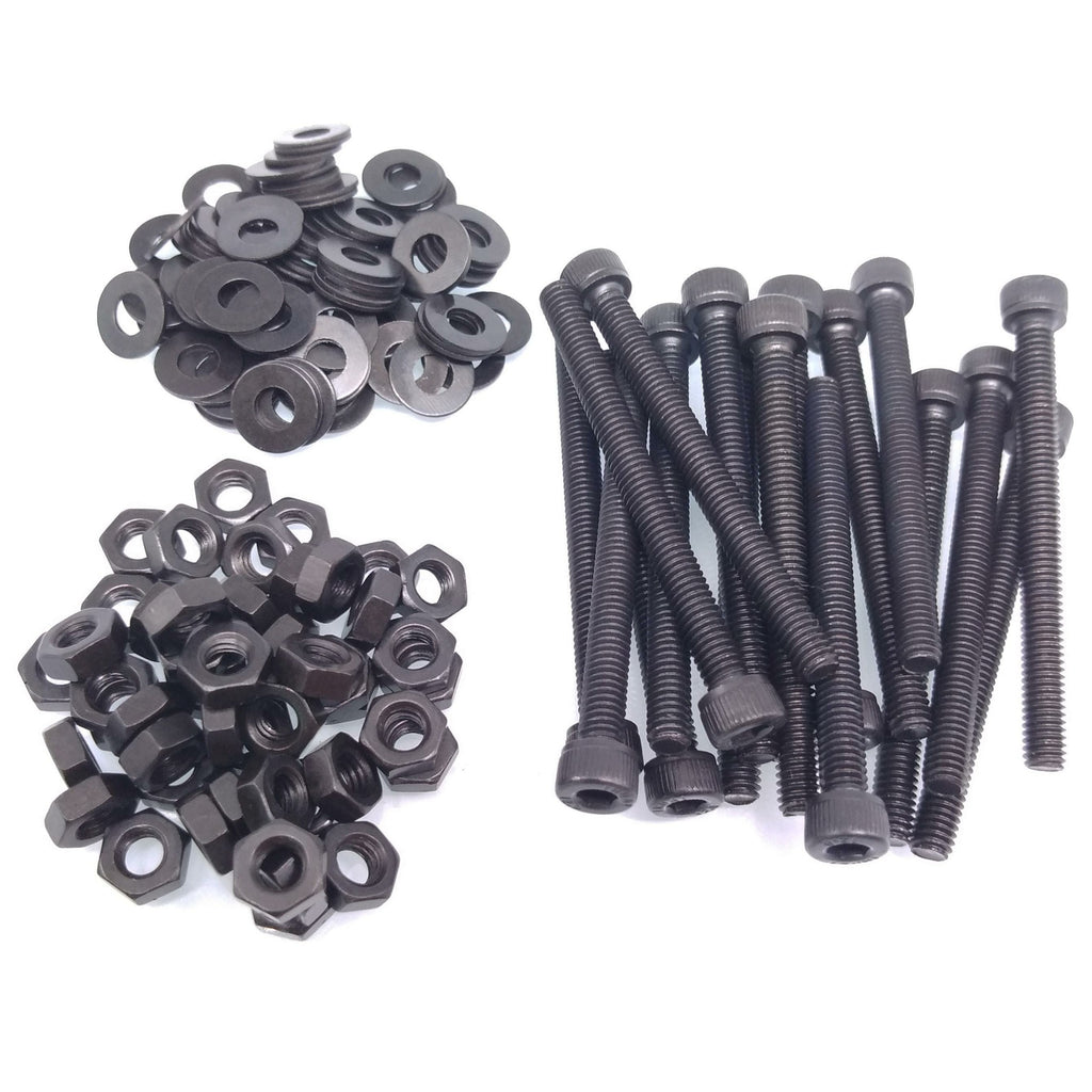50x M4 x 40mm Socket Head Cap Screws Alloy Steel Allen Socket Drive Nuts Washers