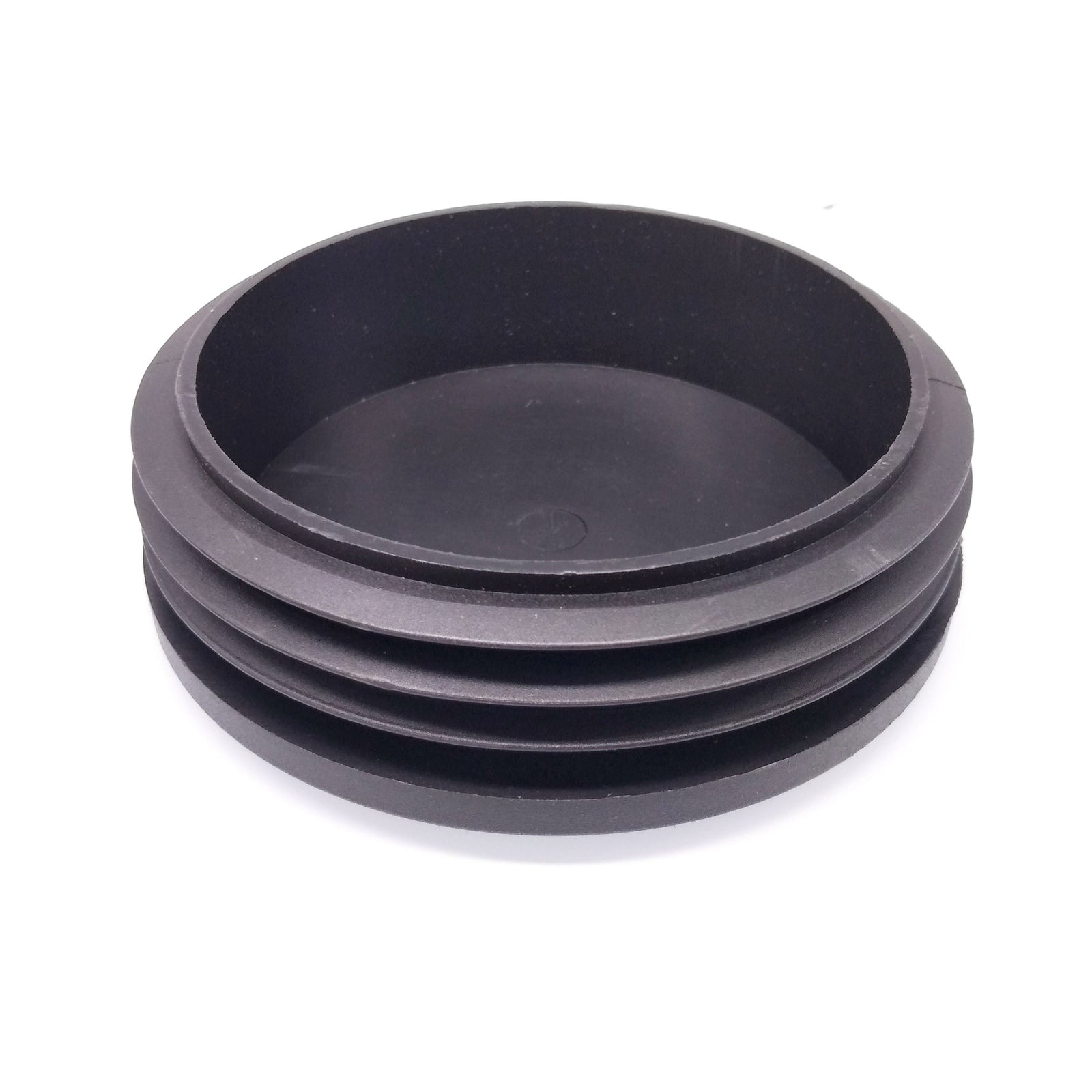 4pcs Round Plastic Black Blanking End Cap Caps Tube Pipe Inserts Plug Bung 90mm