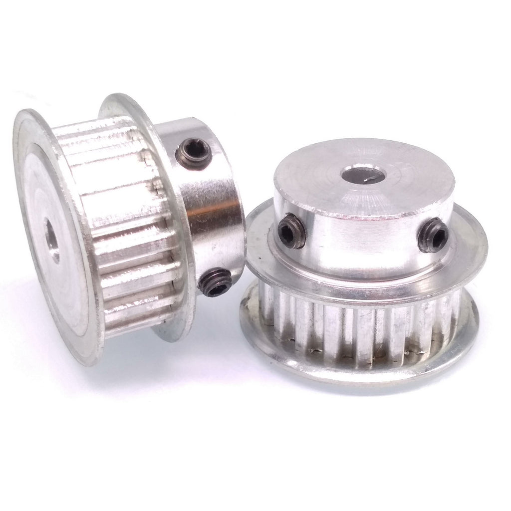 2pcs XL 20T Timing Belt Pulley Synchronous Wheel 6.35mm Bore For 10mm Width Belt