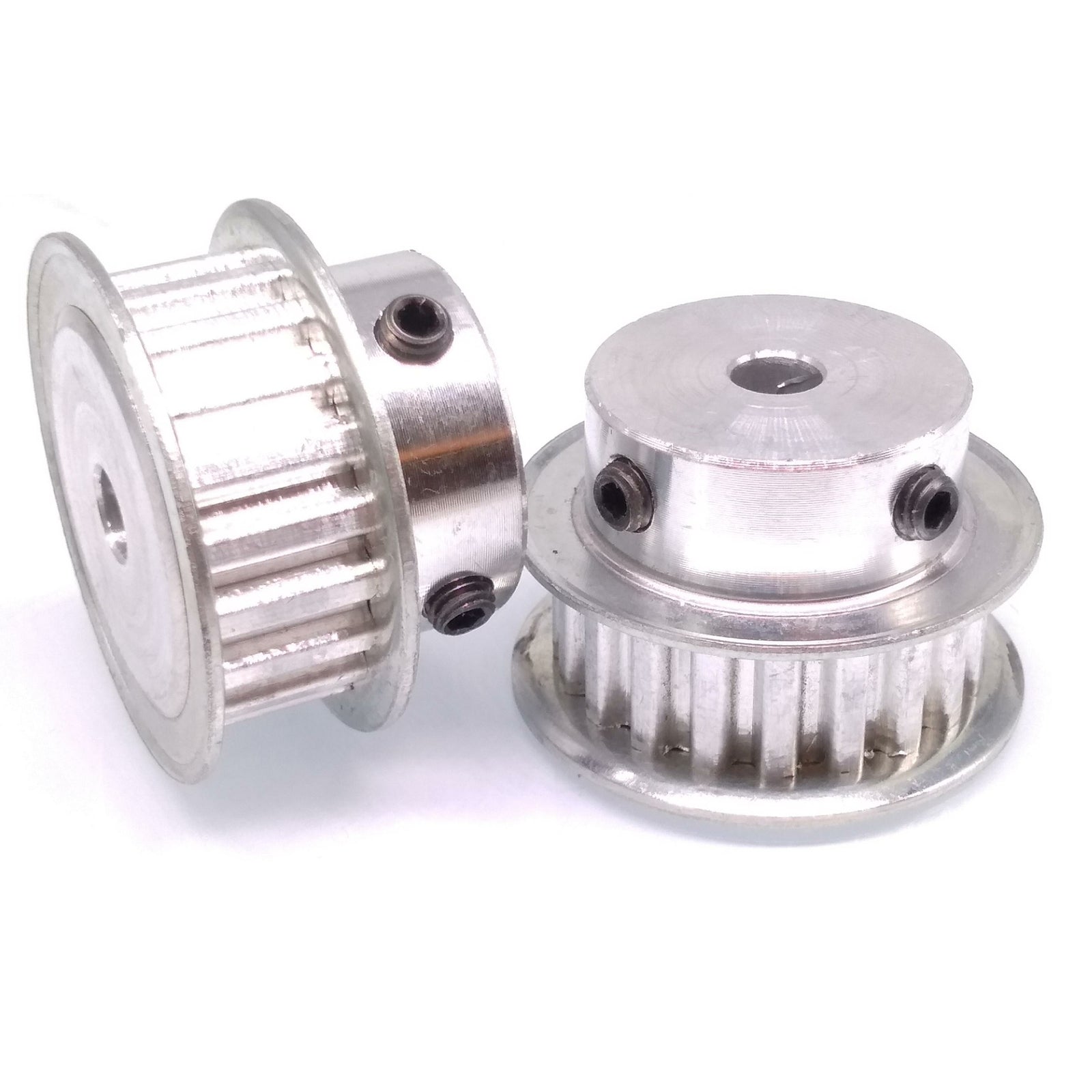2pcs XL 20T Timing Belt Pulley Synchronous Wheel 6.35mm Bore For 10mm Width Belt
