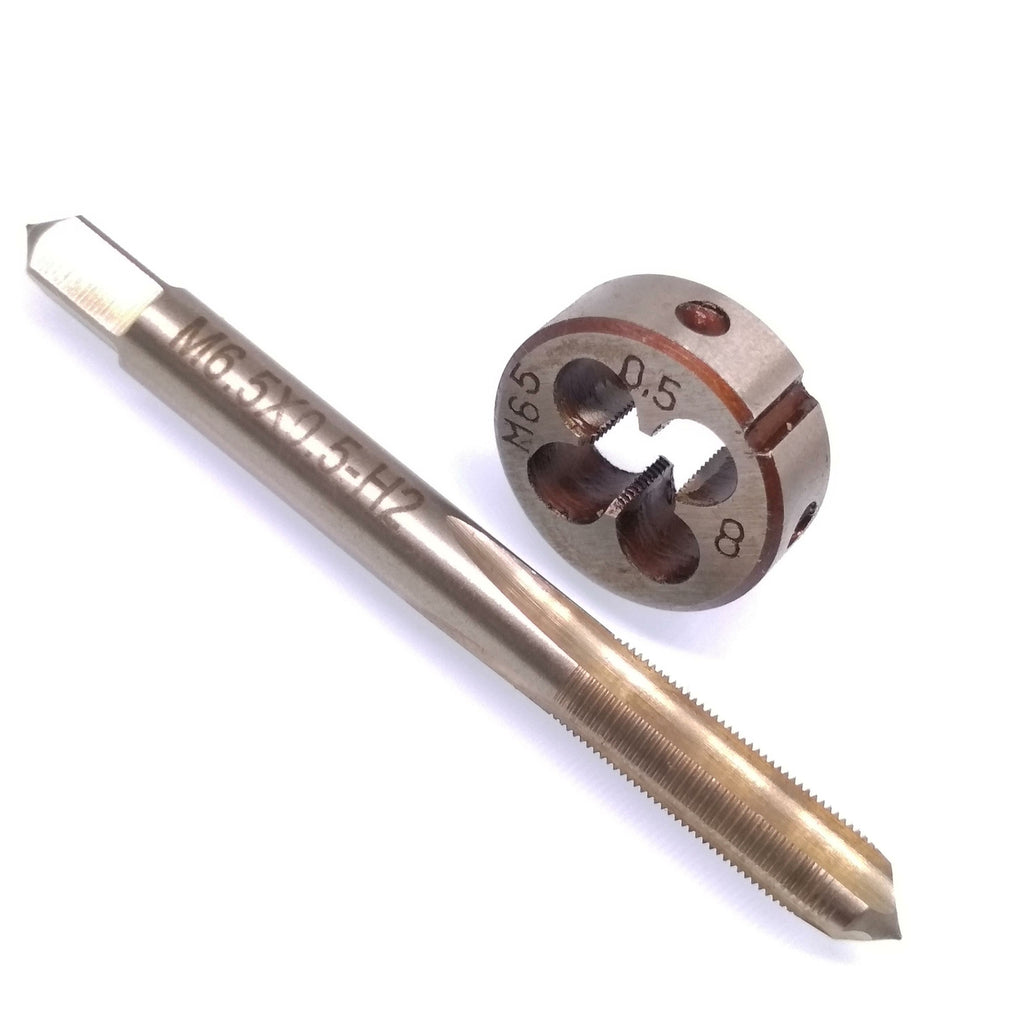 US Stock HSS M6.5 x 0.5mm Tap & M6.5 x 0.5mm Die Metric Thread Right Hand