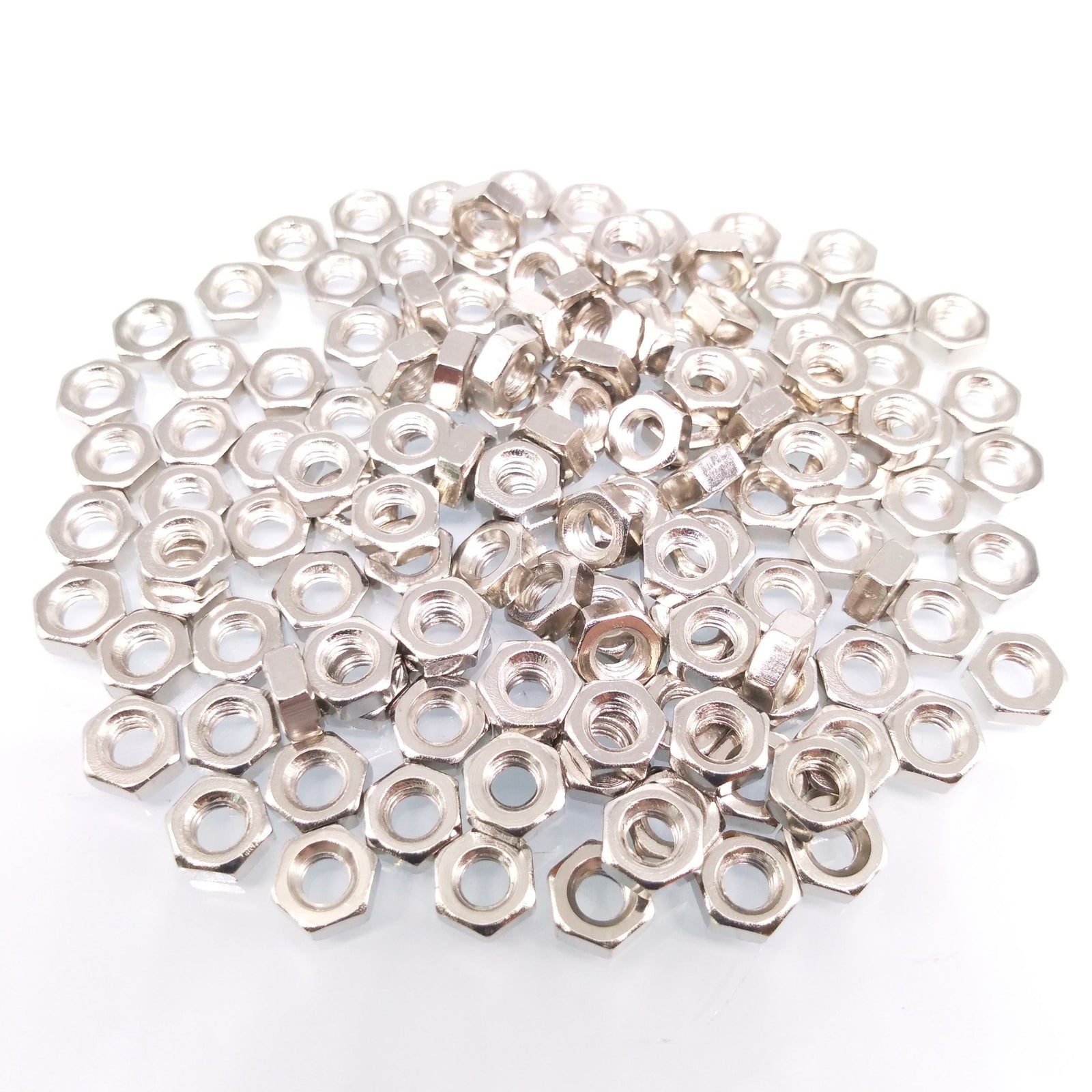 1000pcs M3 Metric Thread Insert Screw Fastener Zinc Plated Carbon Steel Hex Nut