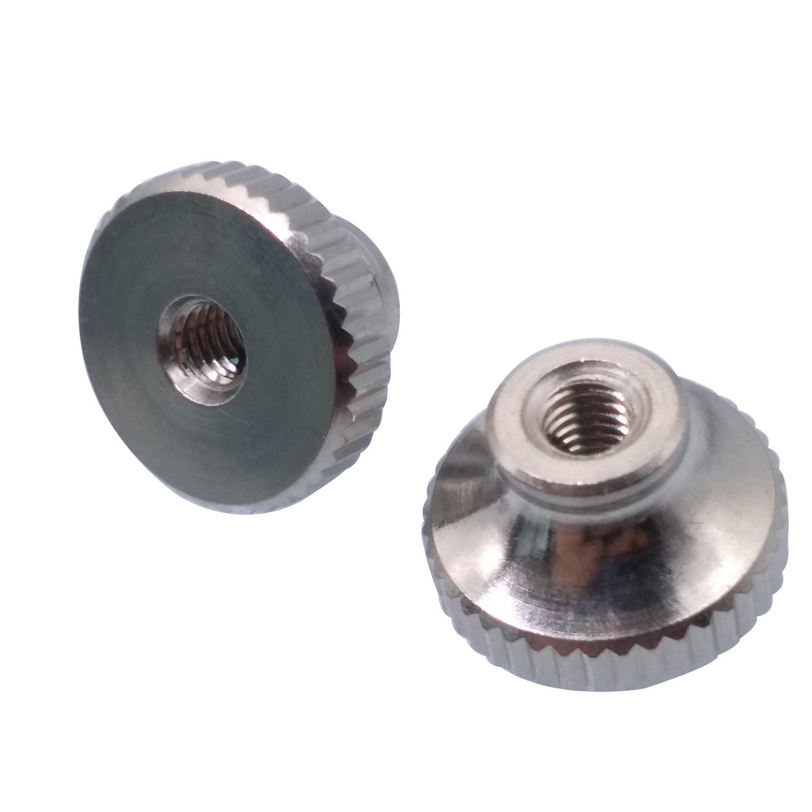 US Stock 10pcs M3 x 0.5mm Stainless Steel Knurled Thumb Nut Right Hand Thread