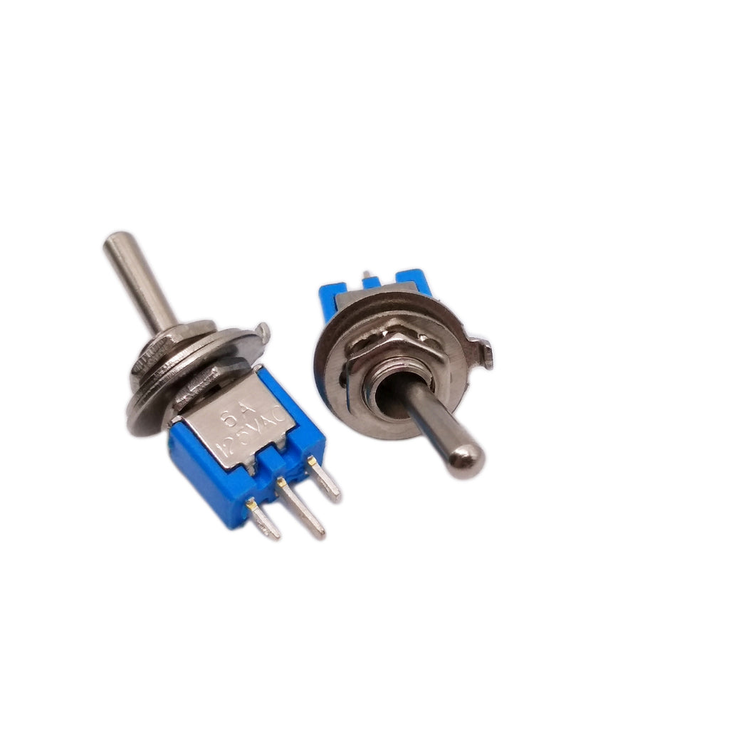 US Stock 20pcs Blue Mini SPDT Guitar Toggle Switch ON-ON DIY SMTS-102