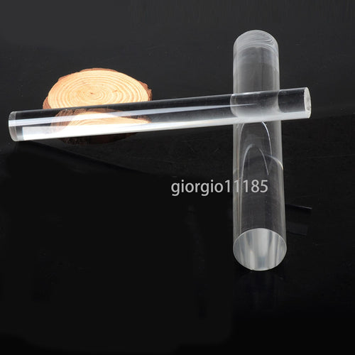 15pcs 3mm ±10% Dia. 13” Long Clear Acrylic Plexiglass Plastic Rod
