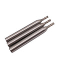 US Stock 3pcs 2.5mm Four 4 Flute HSS & Aluminium End Mill Cutter CNC Bit